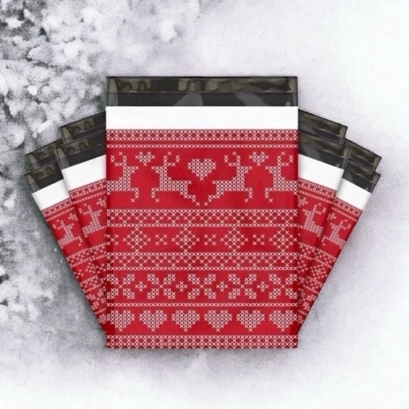 4/$20 - (10) 10x13 Christmas Poly Mailers - Picture 1 of 1